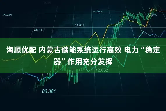 海顺优配 内蒙古储能系统运行高效 电力“稳定器”作用充分发挥